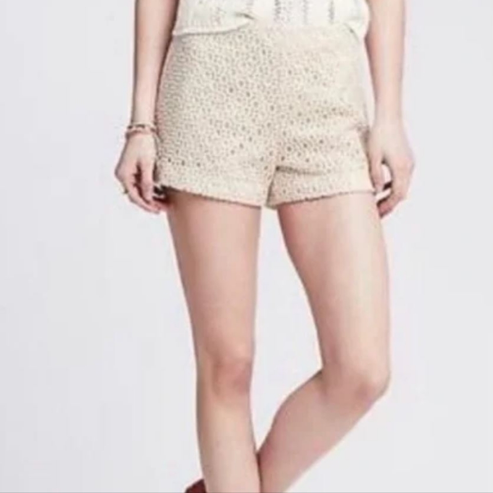 NWOT Banana Republic Eyelet Shorts Sz 14
